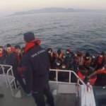Yunanlıların denize bıraktığı 32 mülteciyi Türk Sahil Güvenliği kurtardı