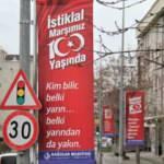 Bağcılar sokakları İstiklal Marşı dizeleriyle süslendi!