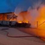 Halde çıkan yangında 1 ton soğan zarar gördü