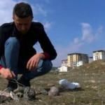 Muşlu vatandaş 'g&ouml;ktaşı' dediği taşları satmak istiyor!