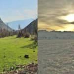 Hakkari'de iki mevsim bir arada	