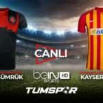 Karag&uuml;mr&uuml;k Kayserispor ma&ccedil;ı canlı izle! | BeIN Sports Karag&uuml;mr&uuml;k Kayseri ma&ccedil;ı canlı skor takip