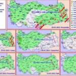 Meteoroloji'den haritalı uyarı: Tüm Türkiye'de kar ve yağmur günlerce sürecek
