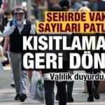 Kayseri'de vakalar patladı! Valilik harekete ge&ccedil;ti, kısıtlamalar geri geldi...