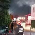 S&uuml;t fabrikasındaki yangında 200 g&uuml;vercin telef oldu