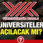 YÖK üniversiteler yüz yüze eğitime ne zaman başlayacak? Düşük ve orta riskli iller için...