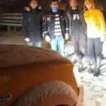 Yaylada kar nedeniyle mahsur kalan 3 kişi kurtarıldı