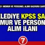 16 Belediye KPSS şartsız 216 personel ve memur alım ilanı! Başvurular başladı mı?