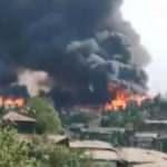 Bangladeş’teki Rohingya mülteci kampında yangın