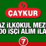 ÇAYKUR en az KPSS 60 puan ile işçi alımı için bugün son gün! Başvuru ekranı...