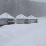 Domani&ccedil;&rsquo;te kar kalınlığı 1 metreye yaklaştı