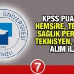 Pamukkale Üniversitesi KPSS puanı ile sözleşmeli personel alım! Başvurular kaç gün sürecek?