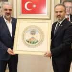 Alinur Aktaş'tan Osman Nuri Kabaktepe'ye &ouml;nemli ziyaret