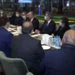 Bakan &Ccedil;avuşoğlu, Tacikistan'daki T&uuml;rk vatandaşları ile bir araya geldi