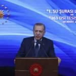 Erdoğan duyurdu: Su Kanunu hazırlıyoruz