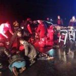 Gaziantep'te feci kaza! Araçlar kafa kafaya çarpıştı