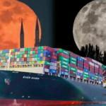 Süveyş Kanalı'nı tıkayan gemiyi 'Süper Solucan Ay' kurtarmış