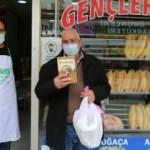 Esnaftan örnek uygulama! Askıda kitap...