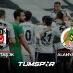 Beşiktaş Alanyaspor maçı geniş özeti ve golleri (BeIN Sports) Kara Kartal Alanya'ya 3 attı!