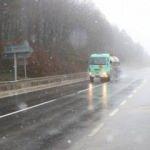 Bolu Dağı’nda kar yağışı başladı