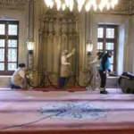 Eyüpsultan Camii, Ramazan öncesi gül suyuyla yıkandı  