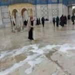  Mescid-i Aksa yüzlerce Filistinlinin gönüllü çalışmasıyla Ramazana hazırlandı