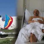 Paramotor pilotu zemine çakıldı! Kazadan şans eseri kurtuldu