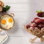 Ramazan'da sağlıklı beslenmek için örnek Ramazan menüsü