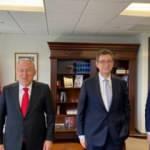 Türkiye'nin Washington Büyükelçisi Mercan, Pfizer'ın CEO'su Bourla ile görüştü