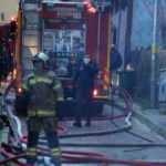 120 yıllık tarihi bina yangında çöktü; çok sayıda sokak kedisi yanarak öldü