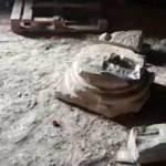 Alkol alıp tarihi sütunu masa yaptılar!