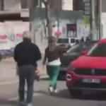 Bağdat Caddesi'nde sinir krizi geçiren kadın trafiği birbirine kattı!