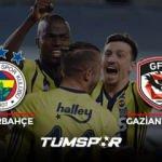 Fenerbahçe Gaziantep FK maçı geniş özeti ve golleri (BeIN Sport) Kanarya 3 puanı 3 golle aldı!