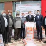 Tosya&rsquo;da &ccedil;ift&ccedil;ilere 50 ton &ccedil;eltik tohumu ve sera naylonu dağıtıldı