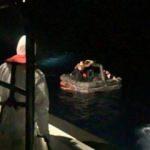 Türk kara sularına itilen 6 düzensiz göçmen kurtarıldı