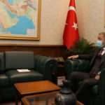 Bakan Akar, Moğolistan Büyükelçisi Ravdan ile görüştü