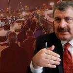 Bakan Koca 'Yeni safhaya geçiyoruz' dedi vatandaşlar yoğun ilgi gösterdi