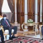 Libya Başkanlık Konseyi Başkanı Menfi, Afrika Birliği heyeti ile bir araya geldi