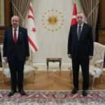 Cumhurbaşkanı Erdoğan, KKTC Cumhurbaşkanı Tatar ile bir araya geldi