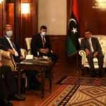 Bakan Akar, Libya Başbakanı Dibeybe ile bir araya geldi