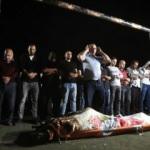 Filistinli kadın şehit son yolculuğuna böyle uğurlandı