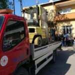 Pendik’te 6 yaşındaki çocuk forklift altında kaldı