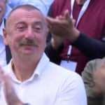 Aliyev kendini zor tuttu! Duygusal anlar...