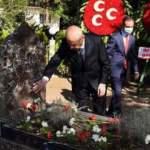 Bahçeli Alparslan Türkeş'in mezarını ziyaret etti