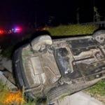 Domuza &ccedil;arpan otomobil takla attı: 6 yaralı