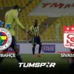 Fenerbahçe Sivasspor maçı geniş özeti ve golleri (BeIN Sports) Kanarya fırsat tepti!