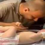 İzleyenleri yasa boğan görüntü! İsrail katliamından sağ kurtulan bebeğine kavuşma anı