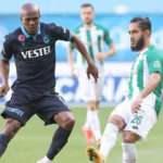 Trabzonspor 10 kişiyle 1 puana razı oldu!