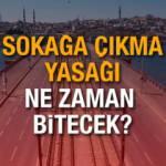 Sokağa çıkma yasağı ne zaman bitecek? Tam kapanmanın ardından normalleşme adımları için...