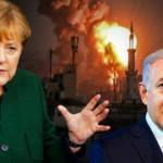 Almanya Başbakanı Merkel'den skandal İsrail-Filistin açıklaması
